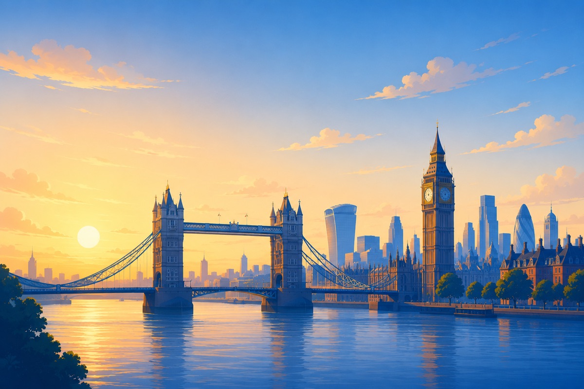 London at sunrise