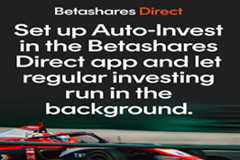 Betashares Direct animated ad
